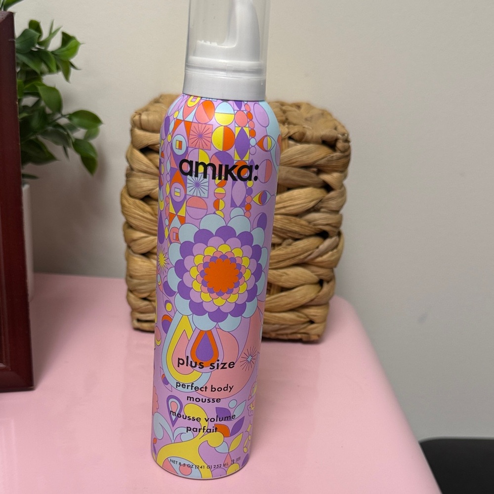 Amika Plus Size Perfect Body Mousse - Pink and Purple